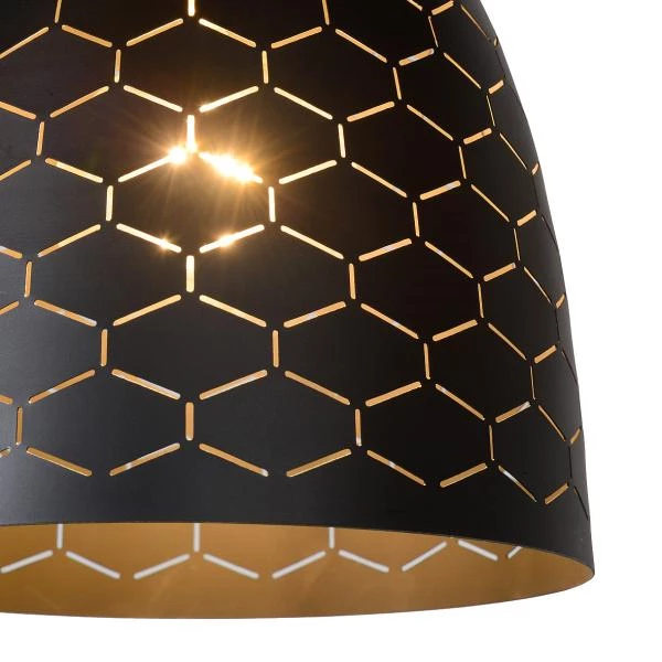Lucide GALLA - Hanglamp - Ø 25 cm - 1xE27 - Zwart - detail 2